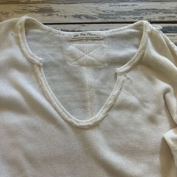 FREE PEOPLE come And Get It Top in Sweater Weather - Picture 2 of 4